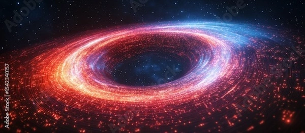 Fototapeta Cosmic Vortex: A Celestial Dance of Light and Energy