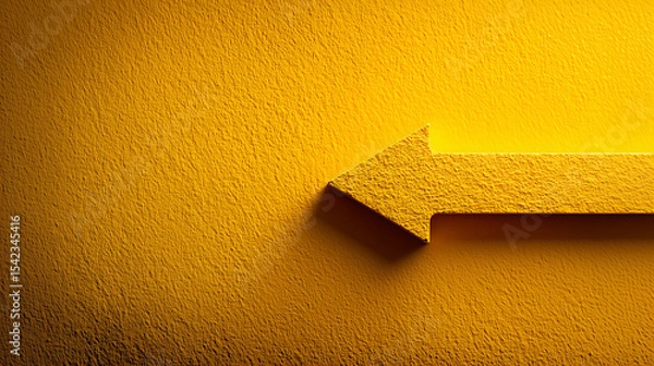 Fototapeta Abstract Gold Arrow on Textured Background