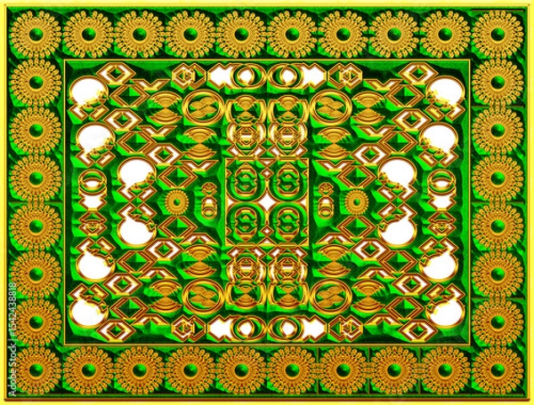 Fototapeta seamless pattern with flowers