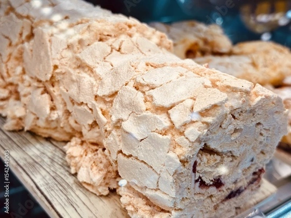 Obraz Delicious Rolled Ice Cream that features a variety of Mixed Flavors to delight your taste buds