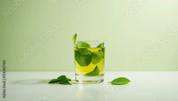 Obraz Té verde helado