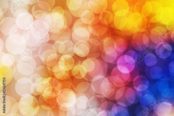 Fototapeta abstract blurred background multicolor lights from decorative pattern for festival concept