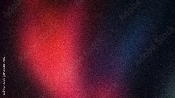 Fototapeta Striking 4K abstract gradient with vibrant red, purple, and blue hues, featuring a dynamic grainy texture. Perfect for impactful digital art and backdrops