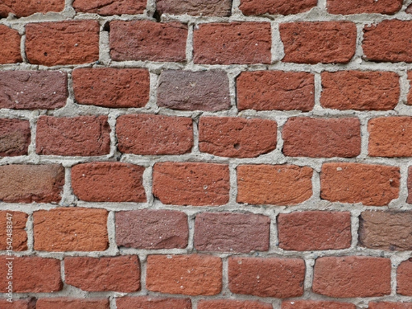 Obraz red brick wall background