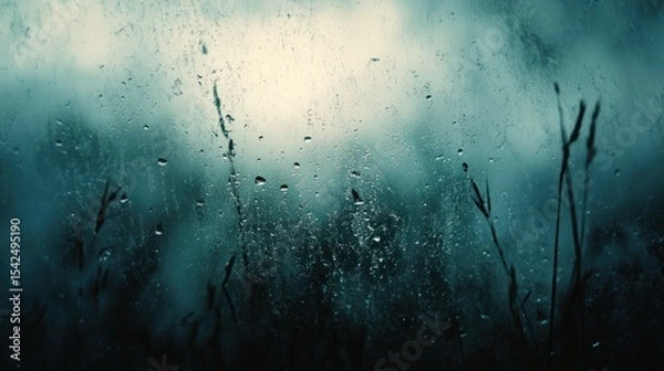 Obraz Misty window view