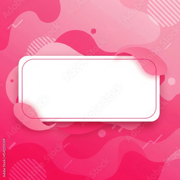 Fototapeta abstract modern background in pink, frame banner create a