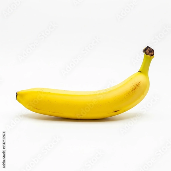 Fototapeta banana on white background create a