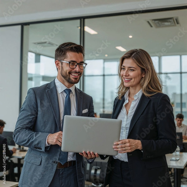 Obraz business team working together