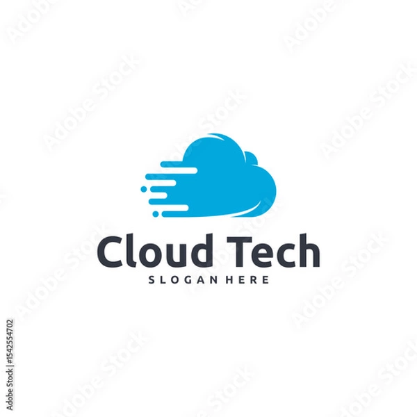 Fototapeta A dynamic cloud  design.