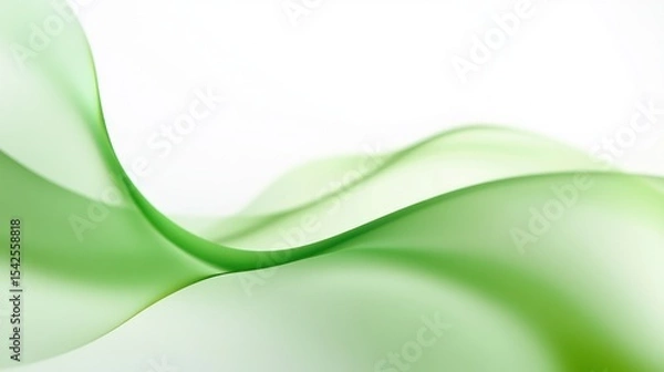 Obraz Abstract Green Wave