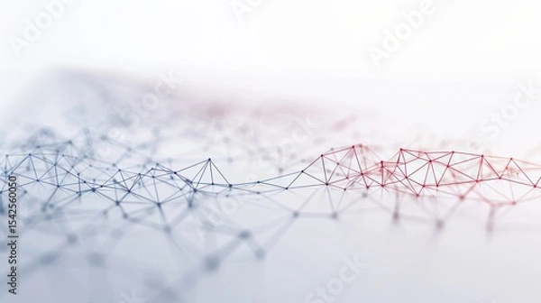 Obraz Abstract Network Connection