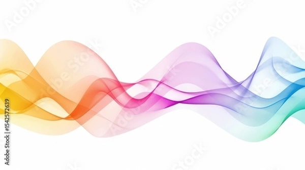 Obraz Abstract Colorful Waves Background