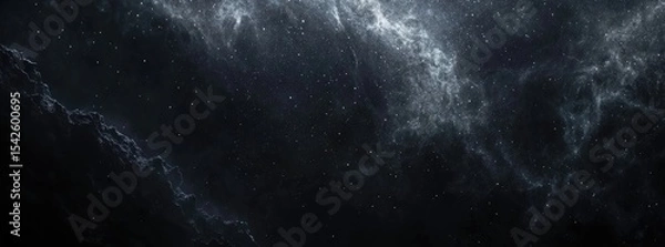 Fototapeta Deep space nebula, dark and swirling