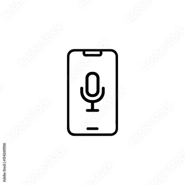 Obraz digital assistant icon or digital assistant vector isolated. Best digital assistant icon for websites, apps, or product relate about digital assistant.