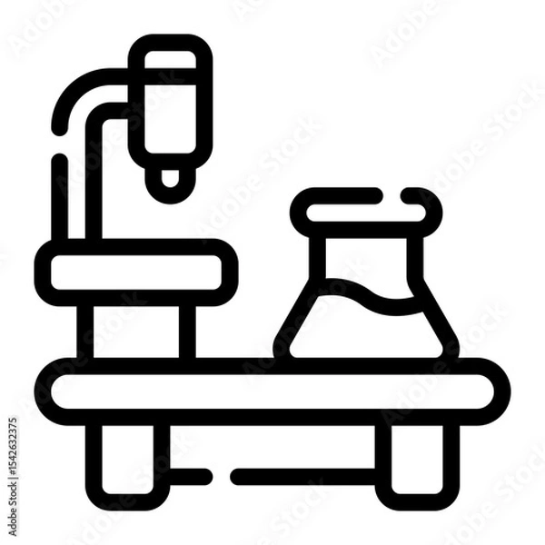 Obraz culture medium line icon