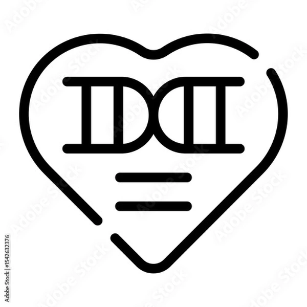 Obraz CRISPR line icon