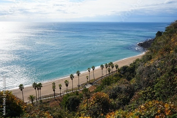 Obraz fine coast line and sparkling sea