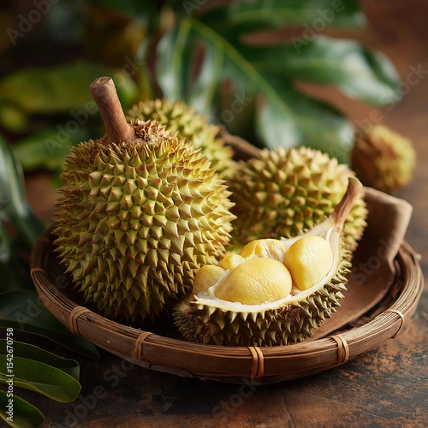 Obraz durian on the market