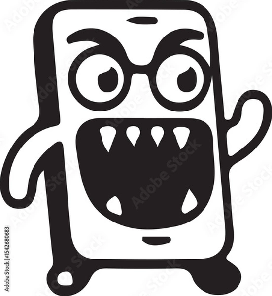 Fototapeta Smartphone Monster