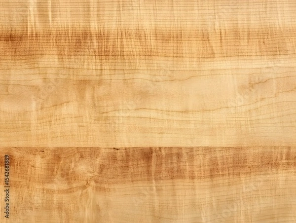 Fototapeta Weathered maple wood with a rugged grooved texture
