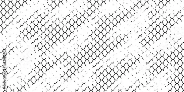 Obraz Mesh texture for fishing nets. Grunge pattern for sportswear or soccer goal, volleyball net, basketball hoop, hockey, athletics. Mesh background. modern