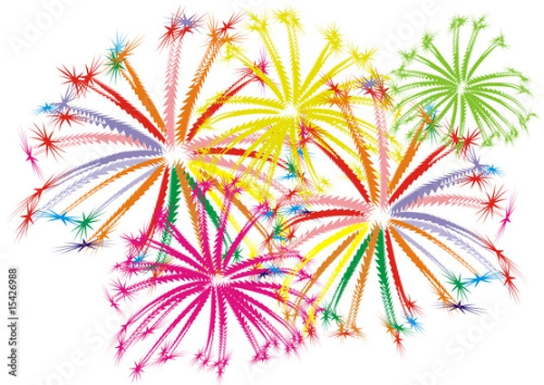 Obraz feuerwerk vektor