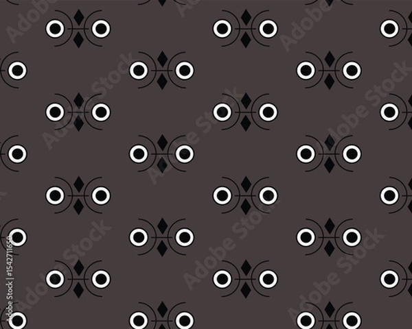 Fototapeta Abstract geometric Seamless pattern background design