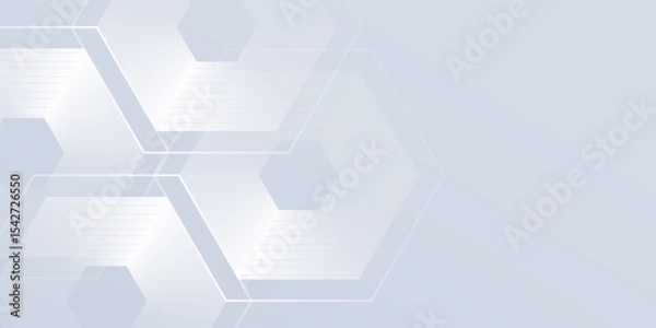 Fototapeta Modern white background with gradient color and artistic dynamic abstract modern art