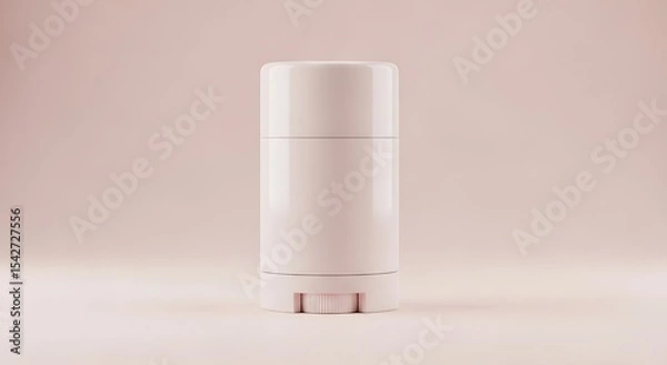 Obraz White Deodorant Stick on Pink Background