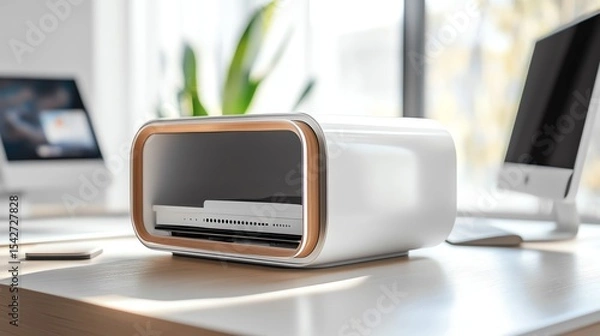Obraz A compact booster hidden inside a modern smart furniture design
