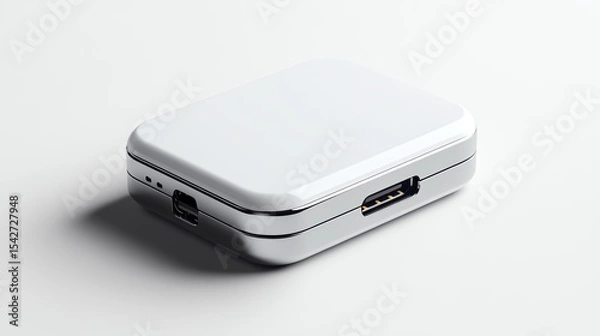 Obraz A compact booster with a minimalist, pebblelike design