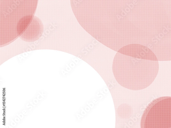 Obraz 水彩で描いたピンクのフレームイラスト