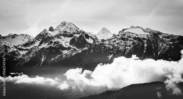 Fototapeta Chaîne de Belledone 