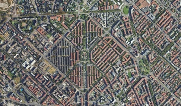 Obraz Milan, Italy: High-Resolution Aerial View of the Urban Landscape