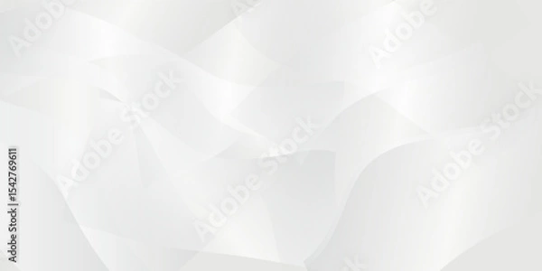 Obraz Abstract white and gray background. smooth abstract background, blurred pattern. Light pale vector background.