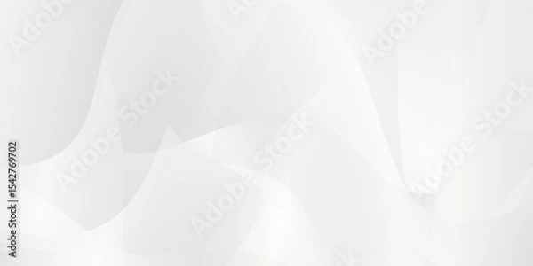 Fototapeta Abstract white and gray background. smooth abstract background, blurred pattern. Light pale vector background.