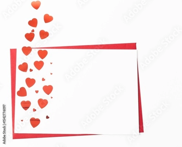 Obraz Envelope against white background