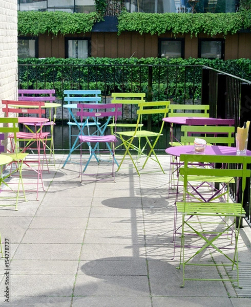 Fototapeta outdoor cafe