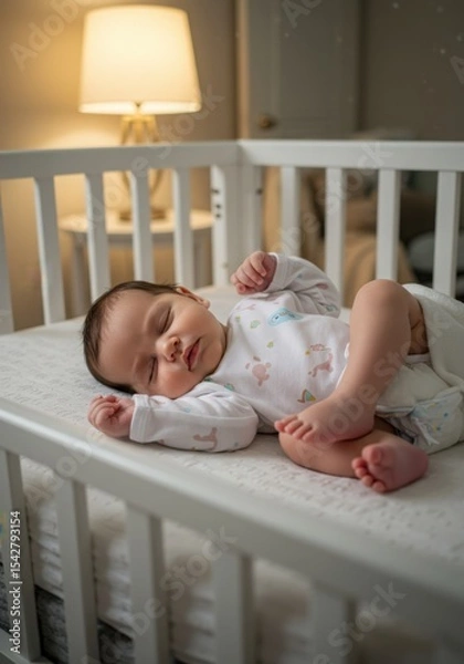 Obraz newborn baby child sleeping peaceful sleep