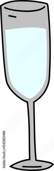 Obraz Hand Drawn Doodle of Grapes, Wine Bottles, Glasses, Corkscrews and Barrels – Winery and Vineyard Themed Vector Set