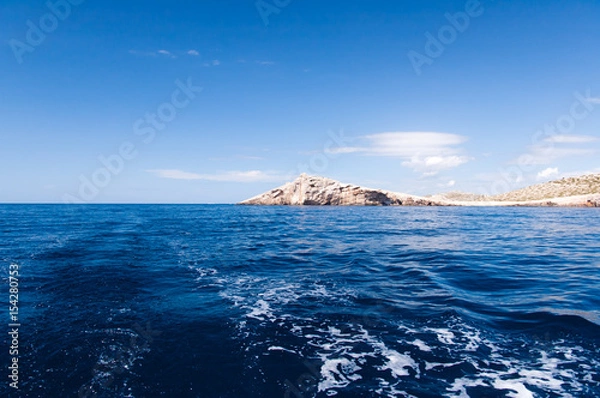 Obraz Rückblick am Segelboot