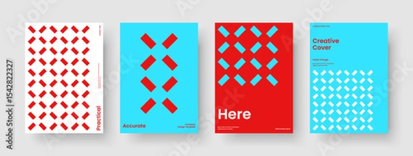 Fototapeta Modern Background Design. Isolated Poster Template. Geometric Report Layout. Brochure. Banner. Book Cover. Flyer. Business Presentation. Catalog. Notebook. Advertising. Magazine. Portfolio