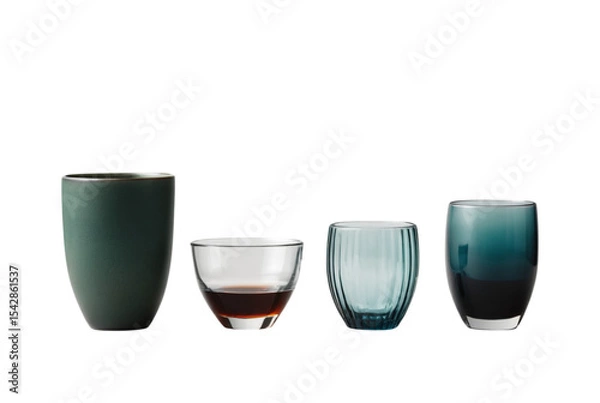 Obraz Japanese drinkware on a plain surface perfect for tea