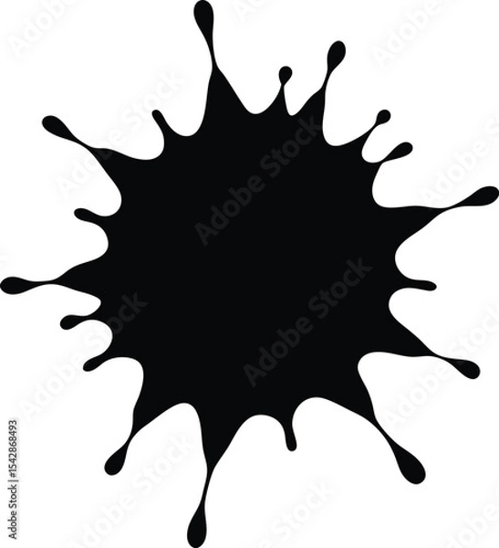 Fototapeta Abstract Ink Blot