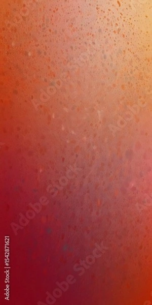 Fototapeta water drops on red glass