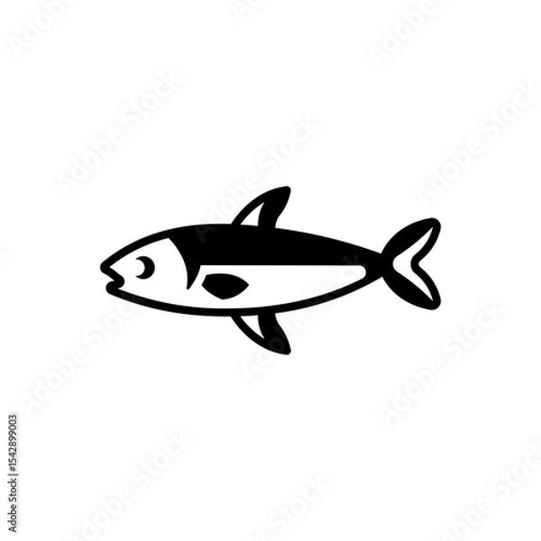 Obraz Small fish icon