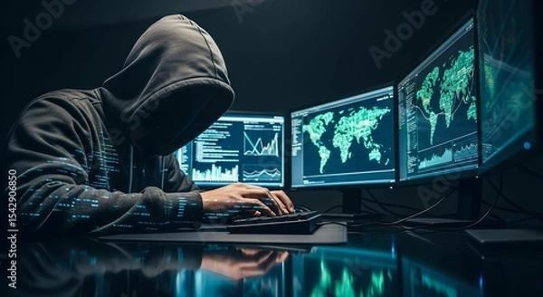 Obraz 匿名ハッカーとサイバー空間の闇