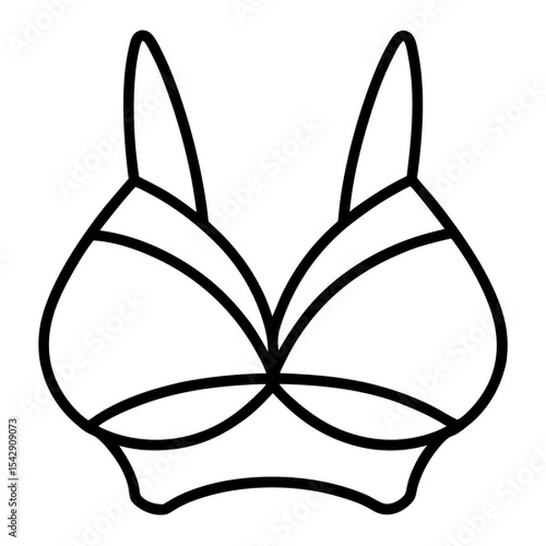 Fototapeta Bikini-top-icon 