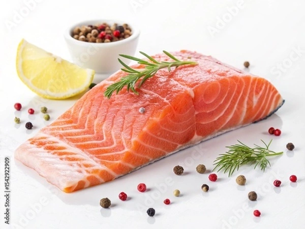 Obraz Fresh salmon fillet