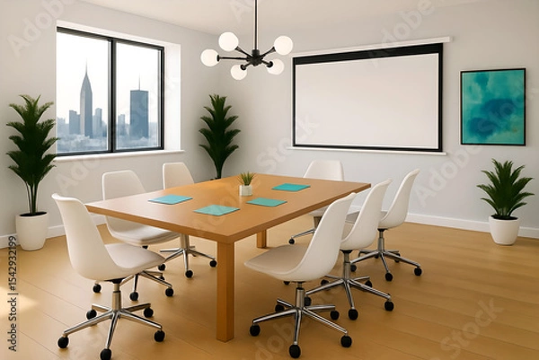 Obraz  table in a conference room